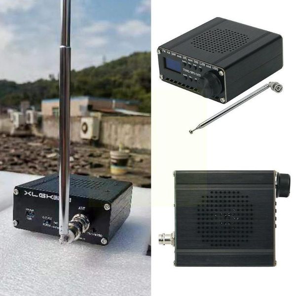 

radio portable receiver wireless speaker mini music recorder fm band lsb sound mw usb full ssb player sw am for si473 l8p7
