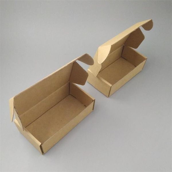 

custom size 20*3cm 100pc kraft paper cartons corrugated box packaging box