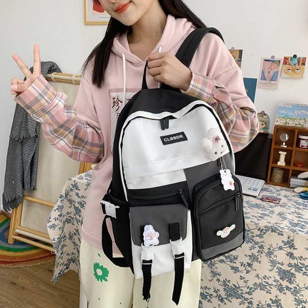 

backpack elementary school quality rucksack plain students from women backpacks for girls female bags large fashion capacity upper l9dc