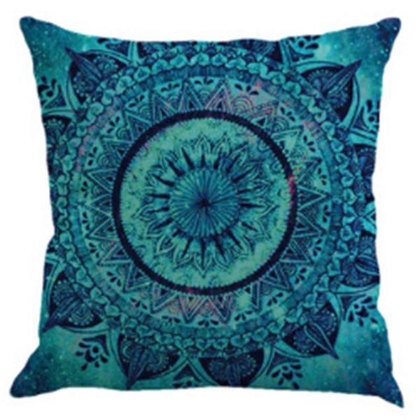 

new home linen pillowcase bohemian printed pillow case linen square car sofa cushion home decorative 18 inches 18 inches 2021
