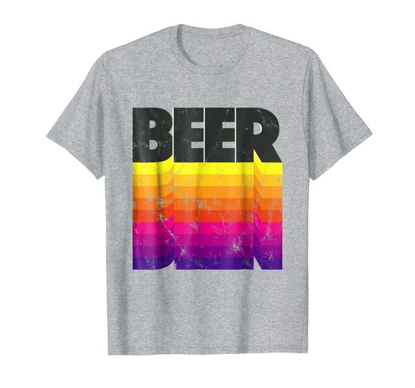 

beer t-shirt distressed vintage beer shirt, White;black