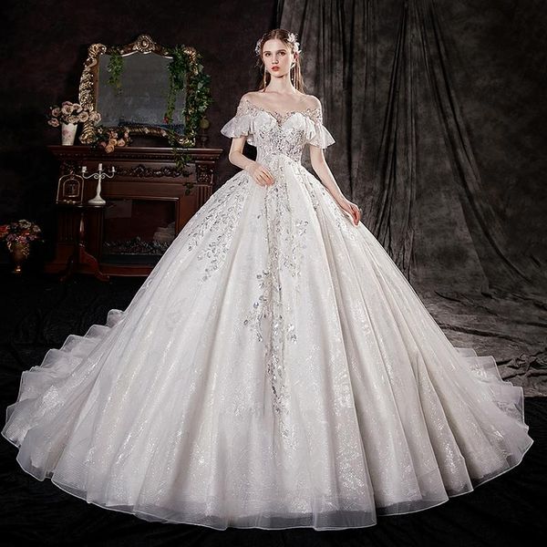 

bridal veils collection long sleeves stunning wedding dress, Black