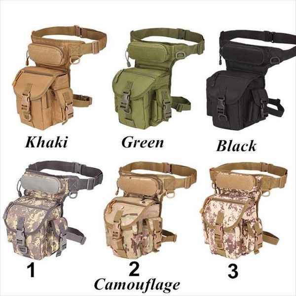 

new tactical waist bag drop leg bags tool camping hiking trekking military shoulder saddle oxford cloth multi function pack