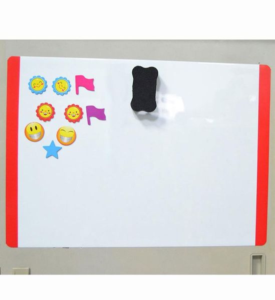 

whiteboards rewritable mini fridge whiteboard sticker note message board magnetic rounded a4 size