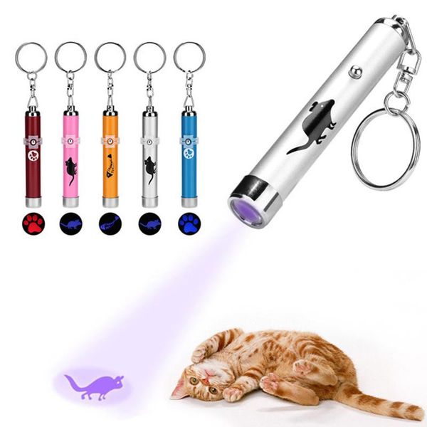 

cat toys funny pet led laser toy pointer light pen interactive with bright animation mouse shadow small animal