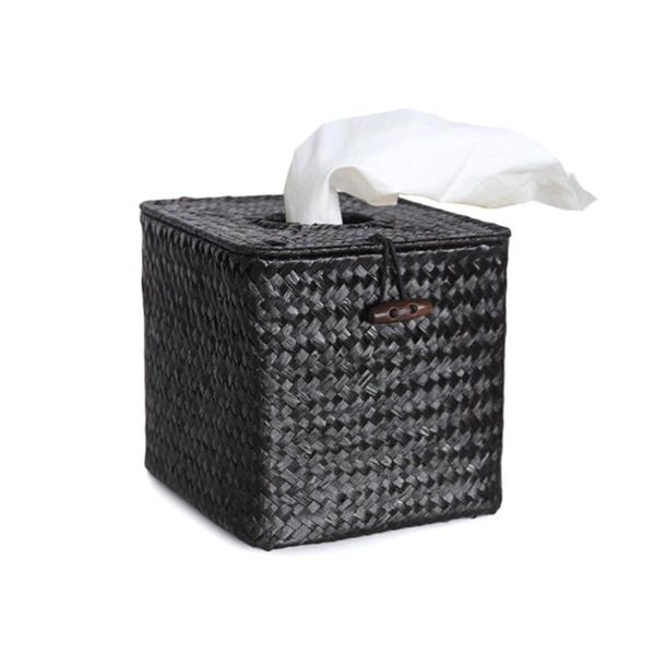 

tissue boxes & napkins handwoven seagrass paper box cover napkin holder for bathroom el desk