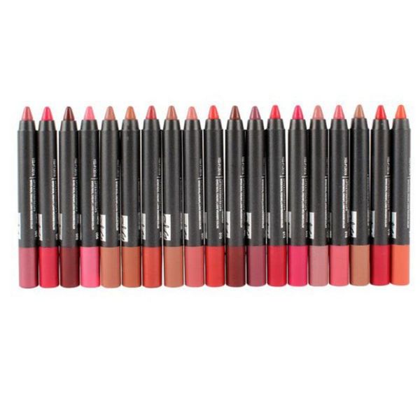 

lip pencils liner liquid lipstick waterproof rouge a levre matte maquiagem make up batom pencil makeup 19 colors labiales