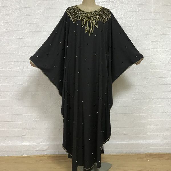 

length 42 african super loose cm women dress long new size dashiki style black chiffon stretch red material fb54