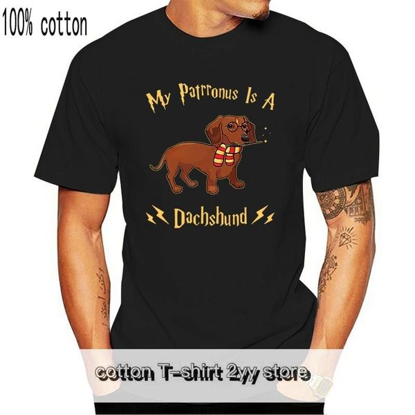 

men's t-shirts my patronus is a dachshund shirt dog t-shirt doxie t, White;black