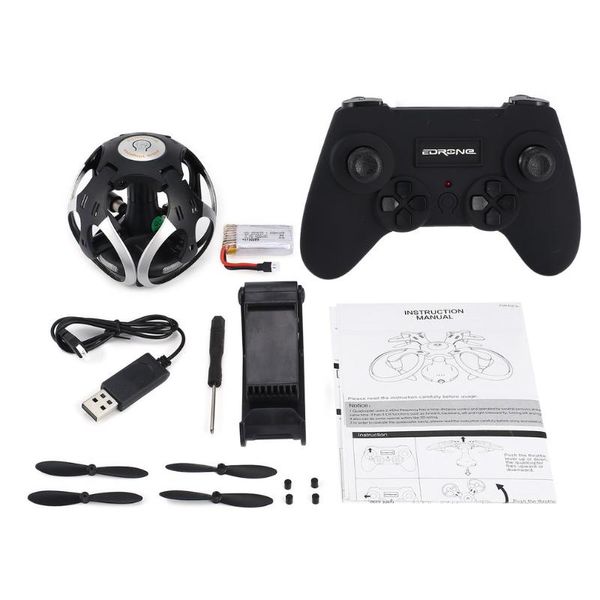 

69108 foldable mini rc 2.4g rc quadcopter drone aircraft uav with one key return headless mode 3d flips gift speed switch