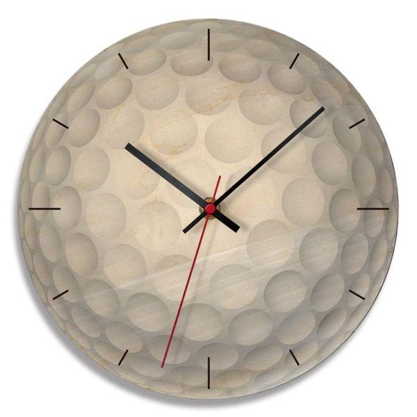 

wall clocks wooden clock sport ball style mute wallclock home room decor kids gifts