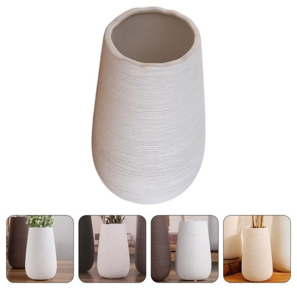 

1pc creative flower vase art craft adornment modern ceramic vase deskdecor