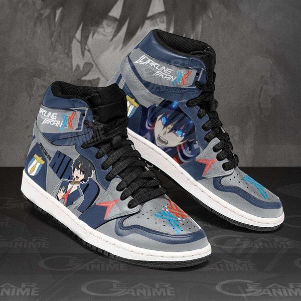 

customization darling in the franxx hiro sneakers code 016 custom shoes