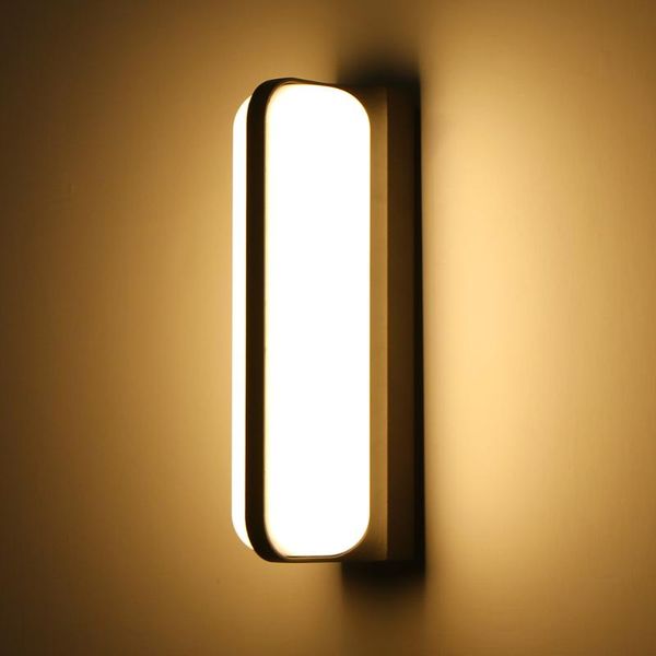 

wall lamp 18w led outdoor ip55 waterproof square garden aisle balcony bedside bedroom 85-265v