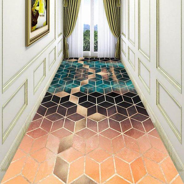 

carpets european stair carpet long hallway corridor rug home el aisle entrance doormat wedding floor mat anti-slip door