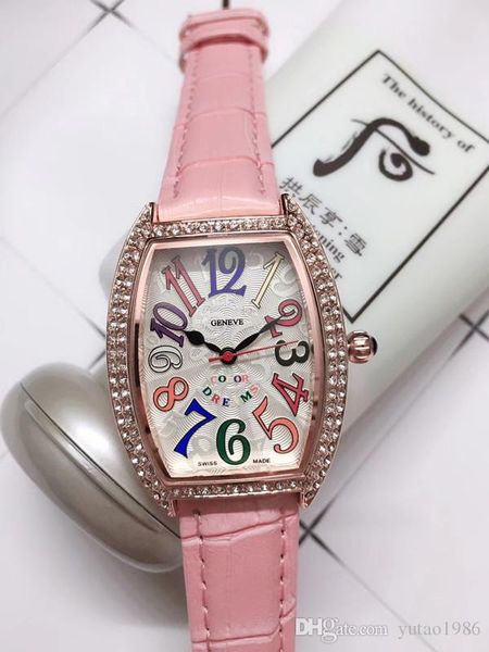 2024 NUOVI orologi da donna di alta qualità Orologio FM bianco Orologio da donna al quarzo moda nero con diamanti Orologi alla moda Top orologio svizzero