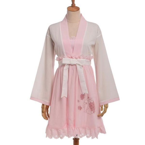 

casual dresses chinese vintage pink lolita dress long sleeve chiffon, Black;gray