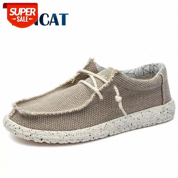 

2019 new summer autumn canvas men's shoes breathable men vulcanized shoes slip wear men's flat soft casual shoes size 48 #dr1k