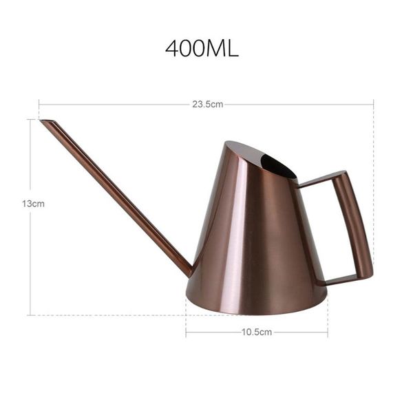 

watering equipments long mouth water stainless steel garden kettle flower plants pot large capacity 400ml 900ml 1500ml