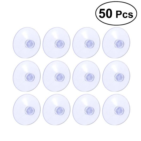 

hooks & rails 50 pcs clear suction cup sucker pads without 3cm