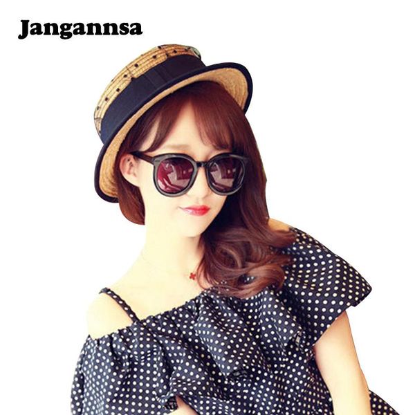 

women sun hats with bow mesh dot straw hat 2021 summer flat beach for girls fashion panama mother daughter parent caps wide brim, Blue;gray