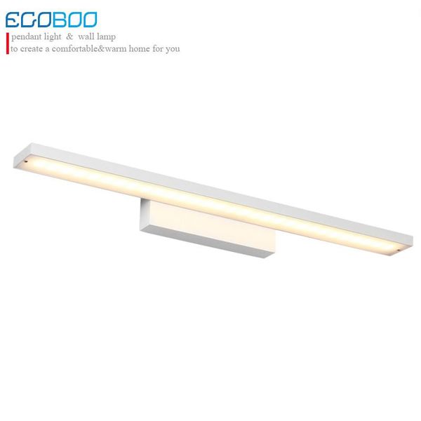 

egoboo 8w 40cm long white aluminum bathroom linear led mirror lighting lamps home indoor lumination light