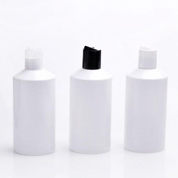 

storage bottles & jars 300ml x 20 white empty plastic shampoo travel bottle with disc cap pet essential oil cosmetic shower gel packagin