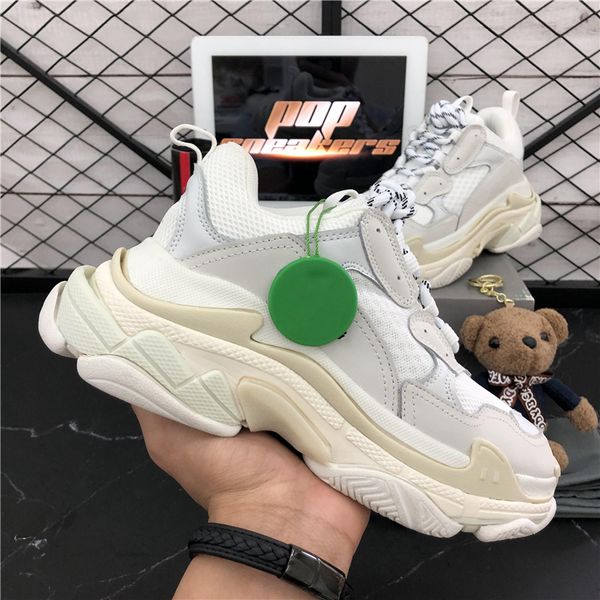 

dhl fashion paris 17fw triple s sneakers for men women black red white green casual dad shoes tennis increasing sneakers