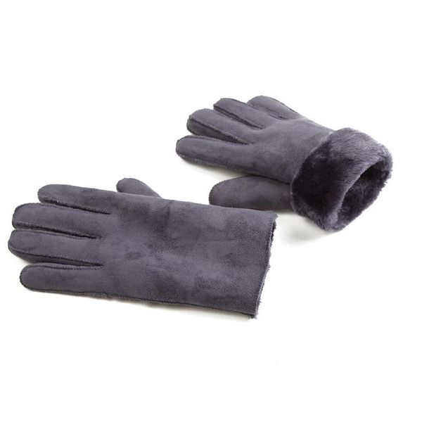 

fingerless gloves grey color winter warm glove in 4 various colors women used men size, Blue;gray