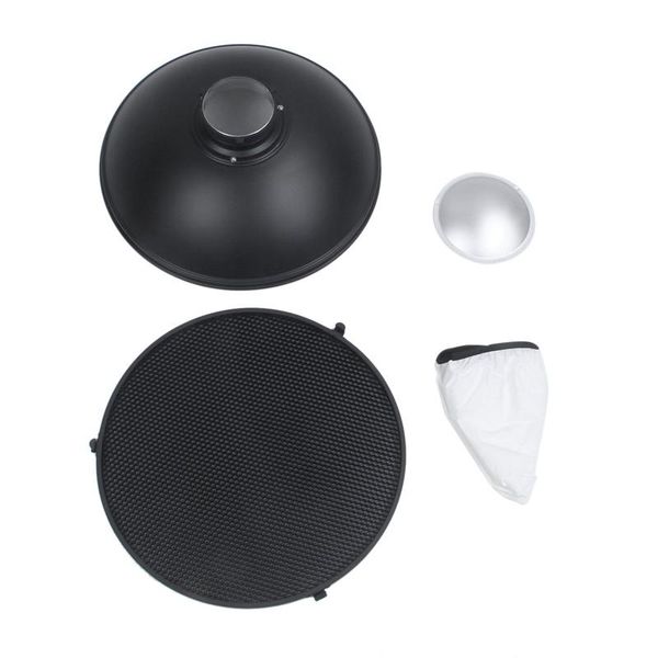 

p studio flash beauty dish 42cm s type honeycomb + white diffuser