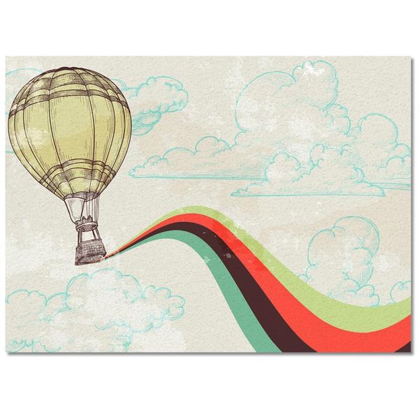 

carpets air balloon clouds lines bedroom decoration living room rug for home mat