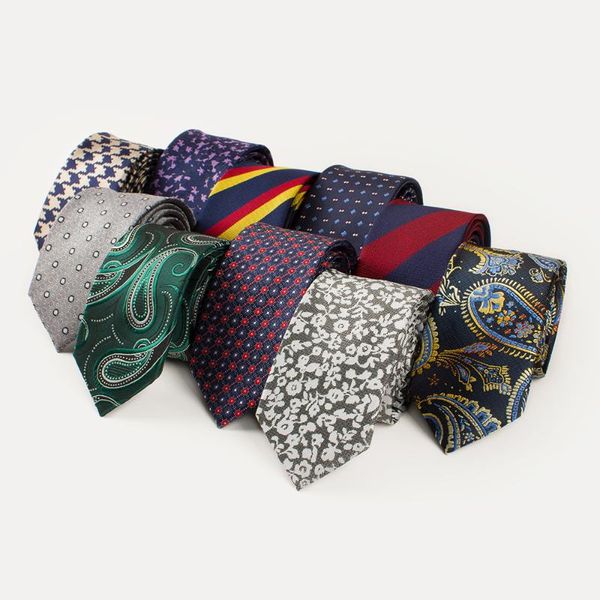 

bow ties design animal tie for men polyester woven necktie cashew flowers striped jacquard fashion party wedding gravata, Black;gray