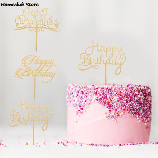 

other festive & party supplies 1pcs gittler happy birthday cake er bling sparkle decoration sign girl`s dessert decor