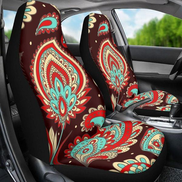 

car seat covers cover mandala flower print auto 2 piece universal fit white onesize"] u2ja