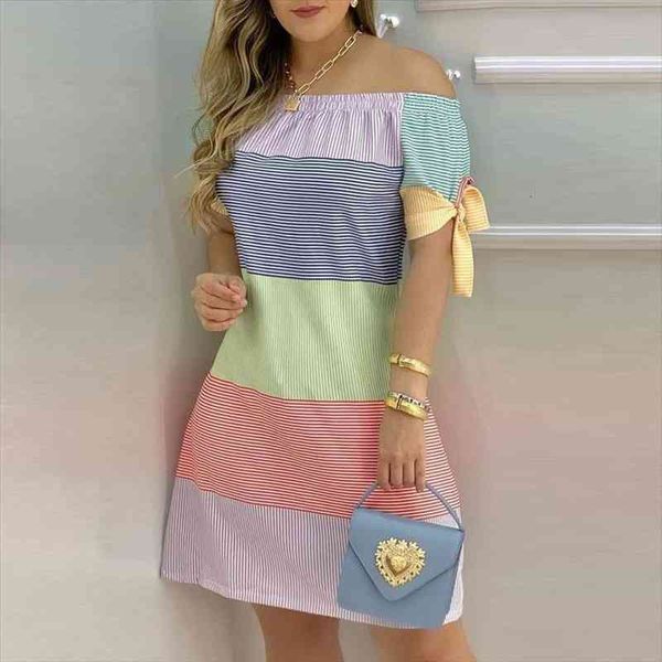 

up short sleeves mini sweat dress casual a line stripped off shoulder lace women dresses length sleeve style sleeve length cm, Black;gray