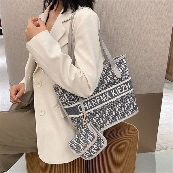

sale 90% off star women's new fashion embroidery travel tote bag one shoulder portable large capacity shopping bag wholesale store