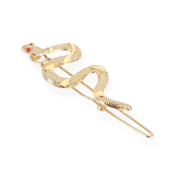 

hair clips & barrettes 1 pair punk hairpins snake animals style gold metal wedding headpiece hairgrips halloween hairdress jewelry, Golden;silver