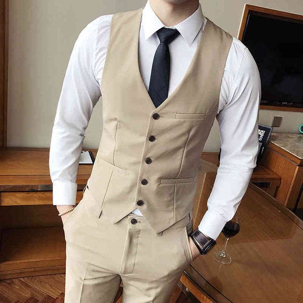 

men's vests cigna pure color mens waistcoat black gray khaki navy blue business wedding men size s-3xl xfd9, Black;white