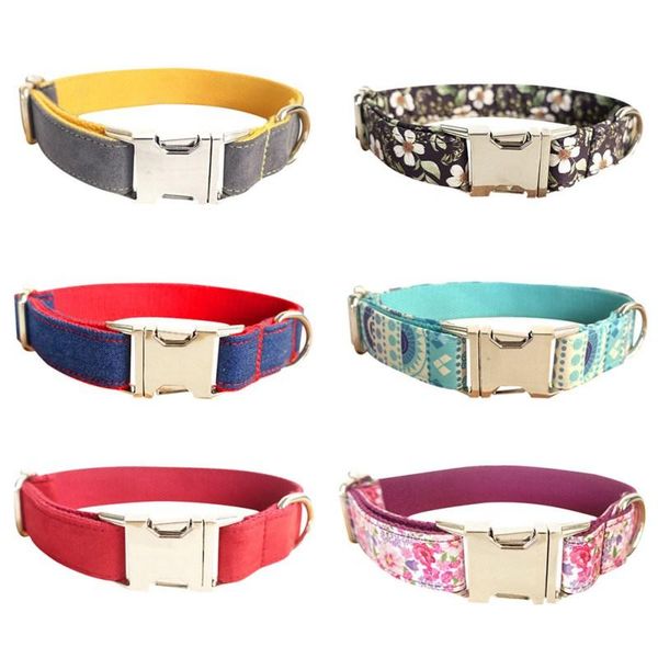 

dog collars & leashes pet neck ornament collars, decorative adjustable comfortable collar with metal leash ring strong tension products