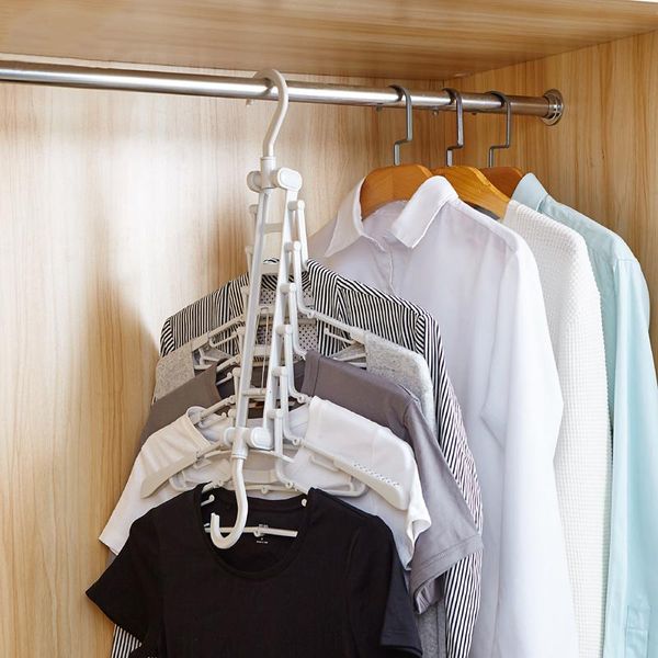 

hangers & racks double hook rotating retractable folding hanger 6