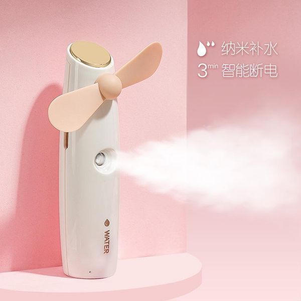 

electric fans mini fan air cooling humidifier handheld conditioner portable water mist usb charging humidifying