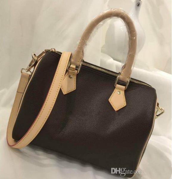 

brown flower shopping bags men women famous pu leather handbags shoulder bag shopping purses