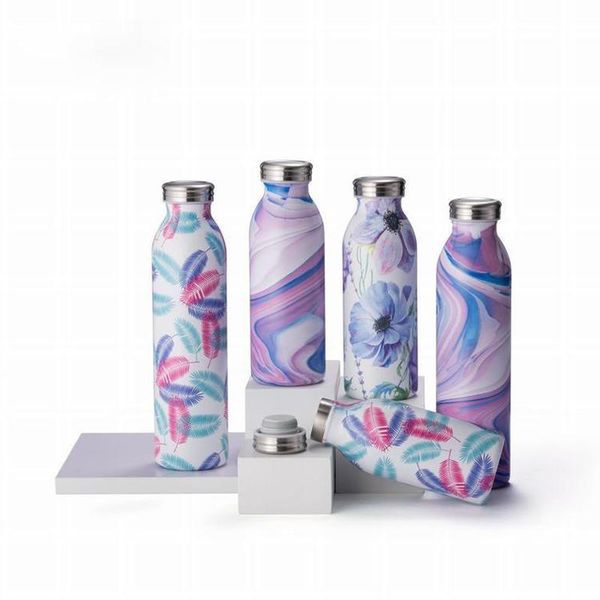 

creative new portable milk bottle fashion cute milk cup simple 304 stainless steel vacuum flask