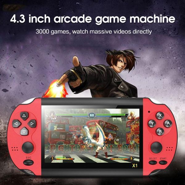

8gb 4.3"128 bit portable handheld player 10000+game support mp4 video player/ movie music rmvb avi mp4