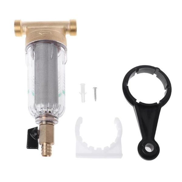 

front purifier copper lead 6 points water filter home dust stainless mesh faucet house water filter purifier house supplies