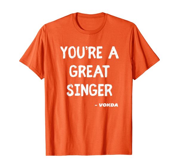 

funny drinking great singer vodka mens womens gift t-shirt, White;black