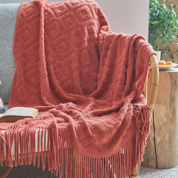 

blankets winter solid color thickened sofa blanket breathable chair bed sleeping rug super soft bedspread tapestry bedding decor