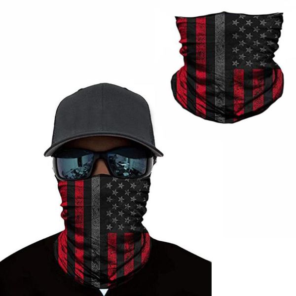 

cycling caps & masks camping hiking scarves full function ski motorcycle neck tube warmer biker scarf wind face mask men women, Black