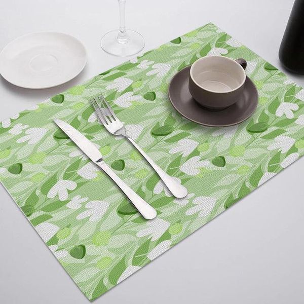 

table runner coffee butterfly tea place mat linen dining placemat tableware fiber pad happy eid party supplies placemats