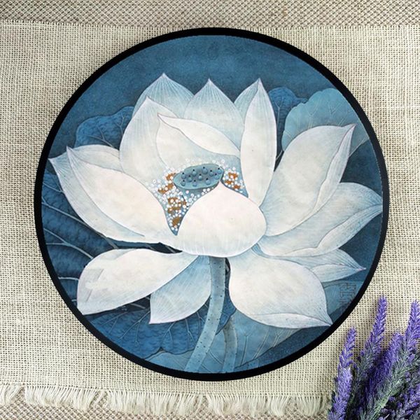 

paintings 30cm cloisonne enamel craft painting material set gold silk colored sand manual video diy lotus home decoration art